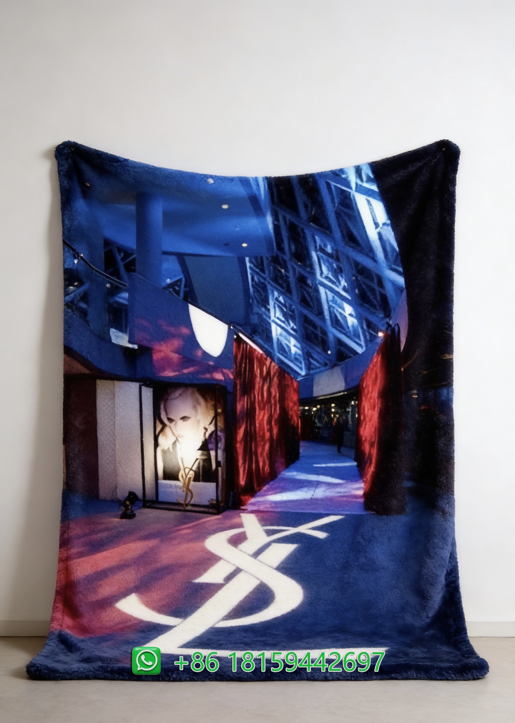 Yves Saint Laurent Throw Blankets